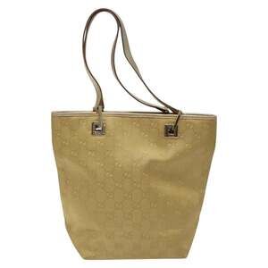 Gucci GG Canvas Tote Bag Gold